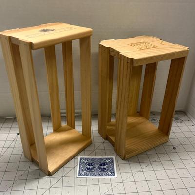 Natural Pine And Napa Valley Wooden Storage Box