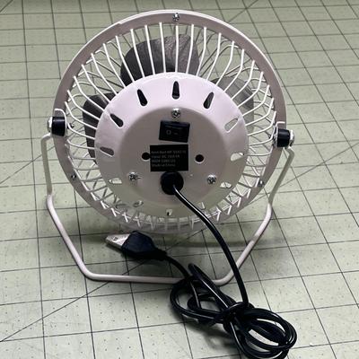 Usb Powered Adjustable Head Personal Desk Fan
