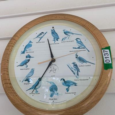 Bird Clock Audabaun Society