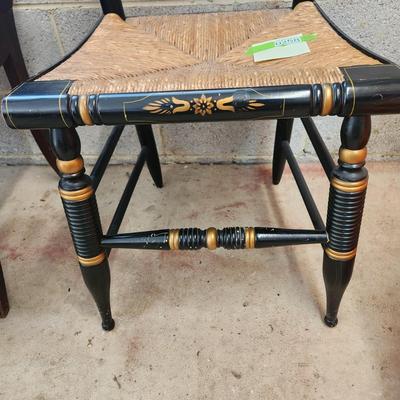 l. Hitchcock Black Stenciled Chair