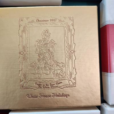 Mixed Lot of 11 White House ,Presidents Library of Congress Christmas Ornaments