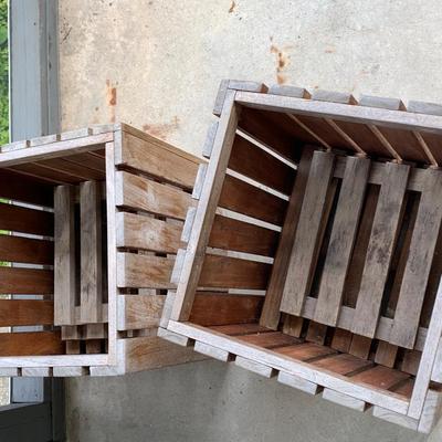 PAIR Outdoor Planter Wood Boxes