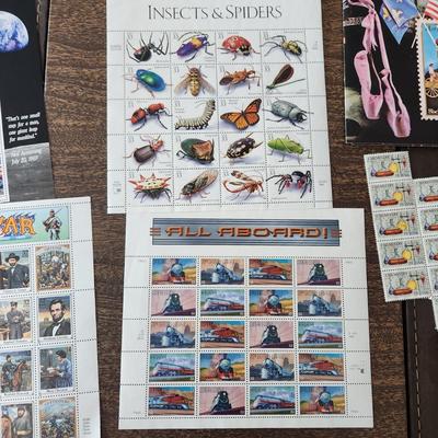 Large lot of U.S. Postage Stamps Sheets Collection