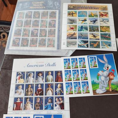 Large lot of U.S. Postage Stamps Sheets Collection