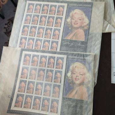 Large lot of U.S. Postage Stamps Sheets Collection