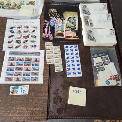Large lot of U.S. Postage Stamps Sheets Collection