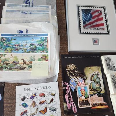 Large lot of U.S. Postage Stamps Sheets Collection