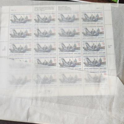 Large lot of U.S. Postage Stamps Sheets Collection