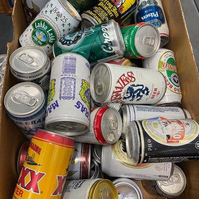 Vintage Beer Can Collection