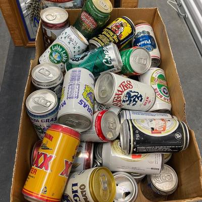 Vintage Beer Can Collection