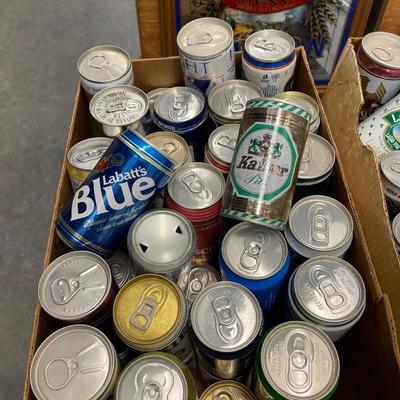 Vintage Beer Can Collection