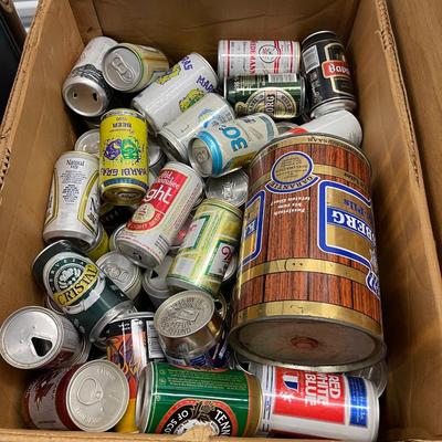 Vintage Beer Can Collection