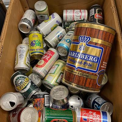 Vintage Beer Can Collection