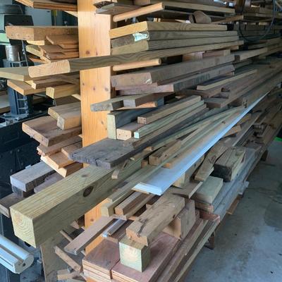 Huge Lumber Lot & Lumber Stand