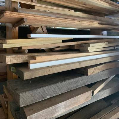 Huge Lumber Lot & Lumber Stand