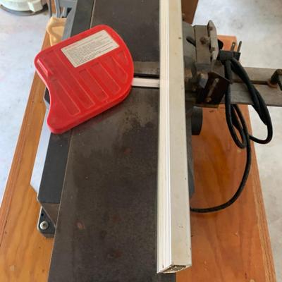 Craftsman Jointer Planer Mounted On Shop Cupboard/Stand w/ casters