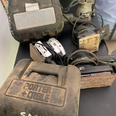 Power Sanders Lot Porter Cable Black & Decker +