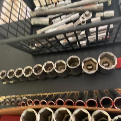 Large Socket Wrench / Sockets Lot