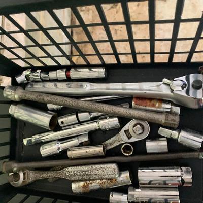 Large Socket Wrench / Sockets Lot