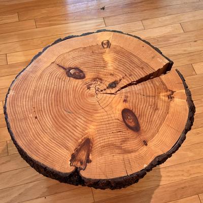 Unique Wooden Side Table with Carved Legs, Custom & Locally Made (LLR-DZ)