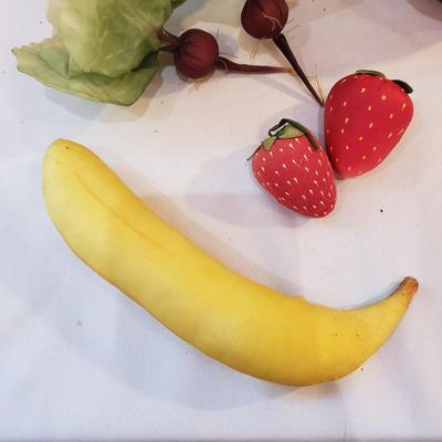 Basket of Cloth Fruits and Vegetables (LR-KD)