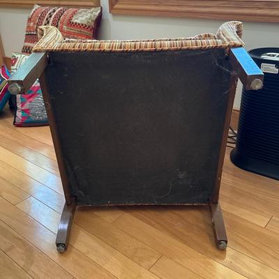 Striped Velvet Chair by Heirloom (LLR-DZ)