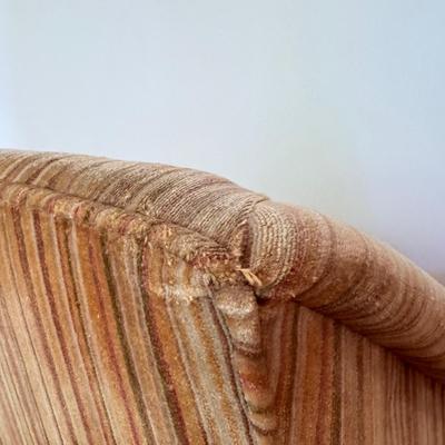Striped Velvet Chair by Heirloom (LLR-DZ)