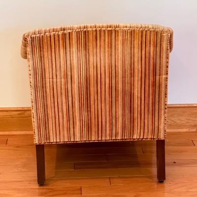Striped Velvet Chair by Heirloom (LLR-DZ)