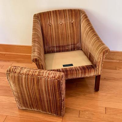 Striped Velvet Chair by Heirloom (LLR-DZ)