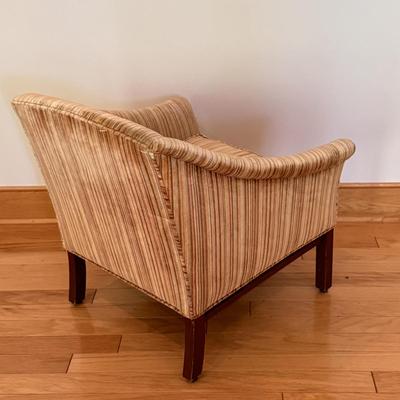 Striped Velvet Chair by Heirloom (LLR-DZ)