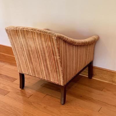 Striped Velvet Chair by Heirloom (LLR-DZ)