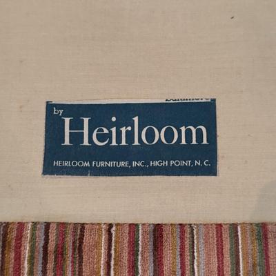 Striped Velvet Chair by Heirloom (LLR-DZ)