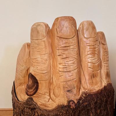 Two Hand-Carved Wooden Chairs, Custom-Built & Locally Made (LLR-DZ)
