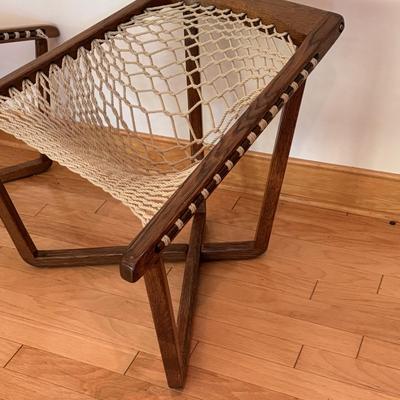 Mid Century Sling Hammock Chairs by Twin Oaks Hammocks (LLR-DZ)