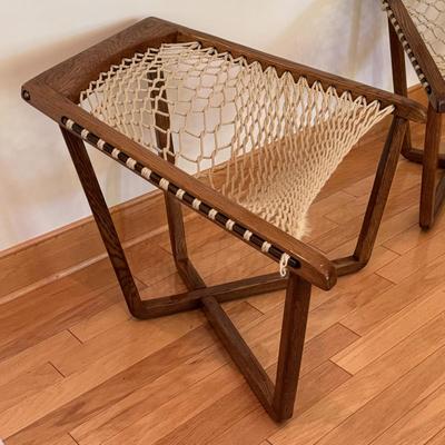 Mid Century Sling Hammock Chairs by Twin Oaks Hammocks (LLR-DZ)