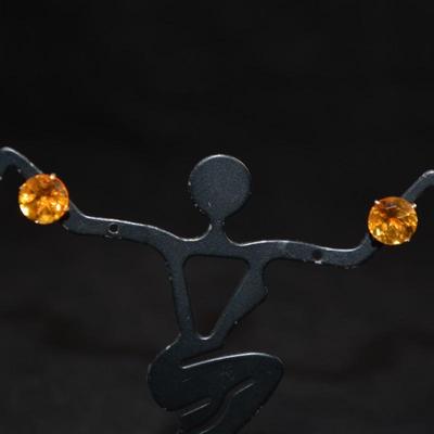 14k Gold w/ Citrine Studs 1.3g