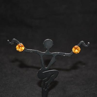 14k Gold w/ Citrine Studs 1.3g