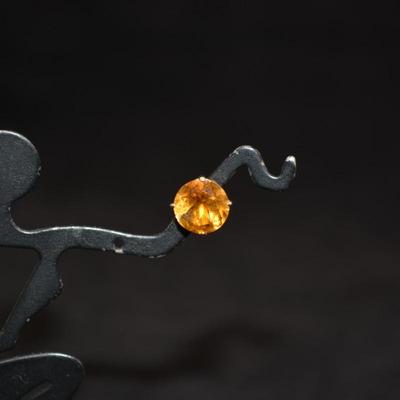14k Gold w/ Citrine Studs 1.3g