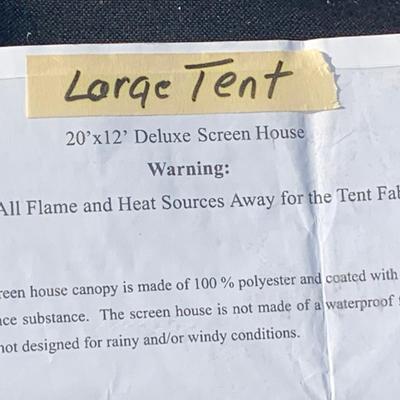 20’ x 12’ Tent w/ Storage Bag