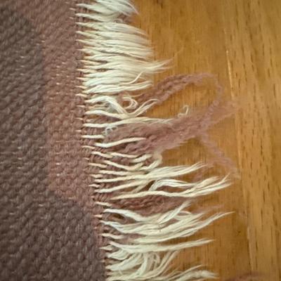Ivory and Pastel Colored Wool Floor Rug (LLR-DZ)