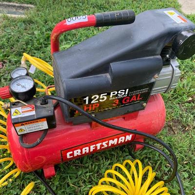 Craftsman Air Compressor and Portable Air Tank