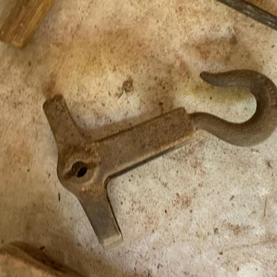 Primitive Tool Lot Pulleys Awl More
