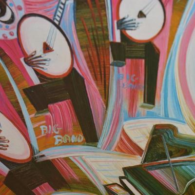 Framed ‘Big Band’ Everybody Dance Shenandoah 1982 Print 553/700