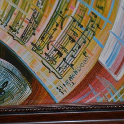 Framed ‘Big Band’ Everybody Dance Shenandoah 1982 Print 553/700