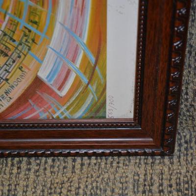 Framed ‘Big Band’ Everybody Dance Shenandoah 1982 Print 553/700