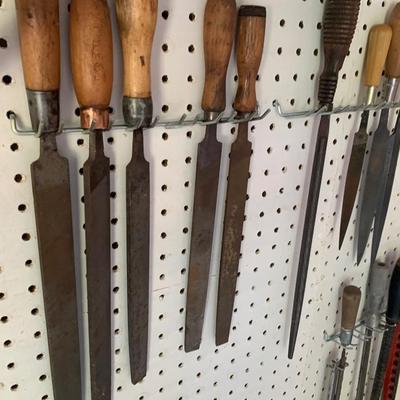 Woodworking Files Lot