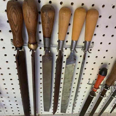 Woodworking Files Lot