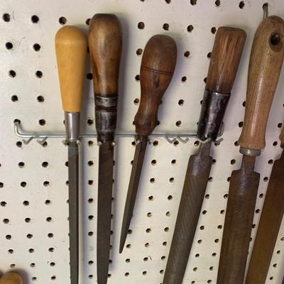 Woodworking Files Lot