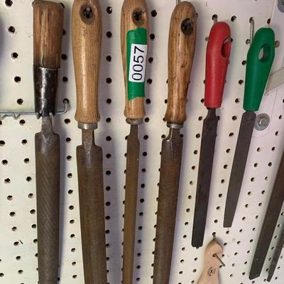 Woodworking Files Lot