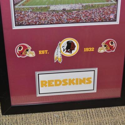 Framed & Matted Redskins 2012 NFL Wall Art 18”x14”